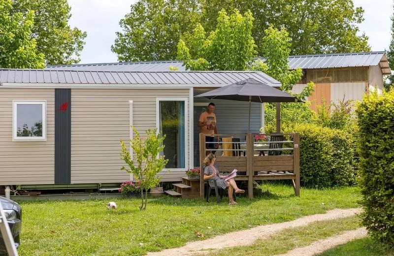 Camping Aux Rives Du Soleil in Pont-de-Vaux — Foto 6