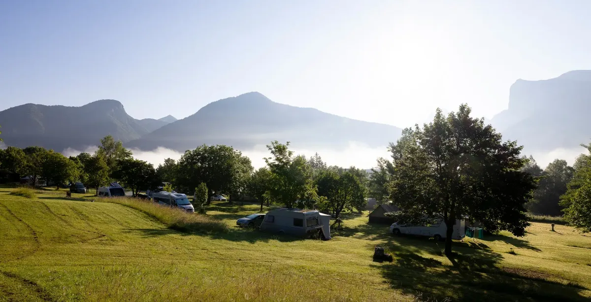 Camping Champ La Chèvre in Lus-la-Croix-Haute