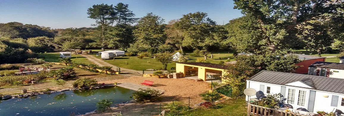 Camping De Keromen in Saint-Évarzec