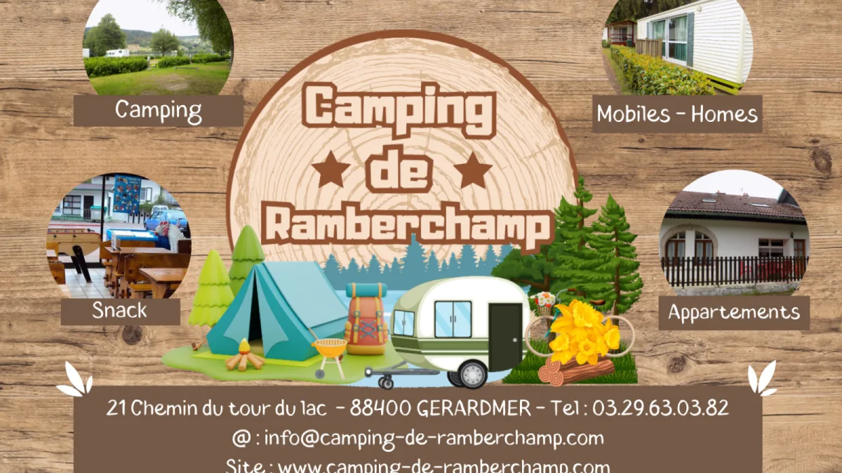 Camping De Ramberchamp in Gérardmer