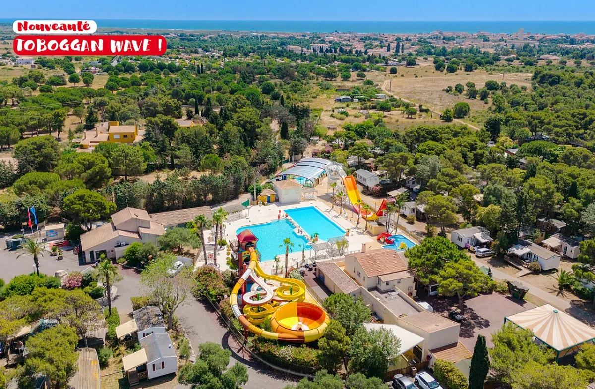 Camping Domaine Les Vignes D'Or in Sérignan