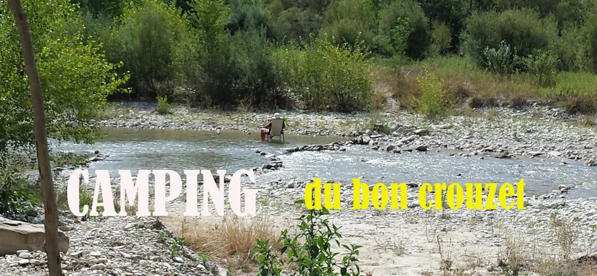 Camping Du Bon Crouzet in Entrechaux