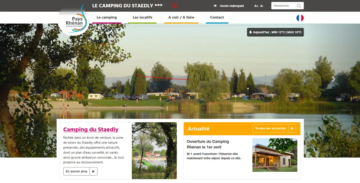 Camping Du Staedly in Roeschwoog