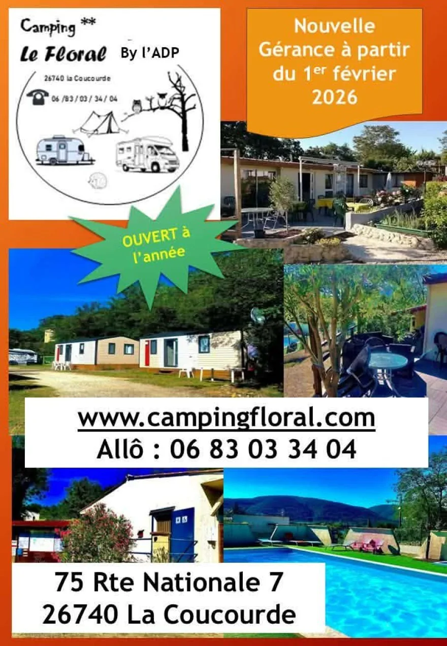 Camping Floral in La Coucourde
