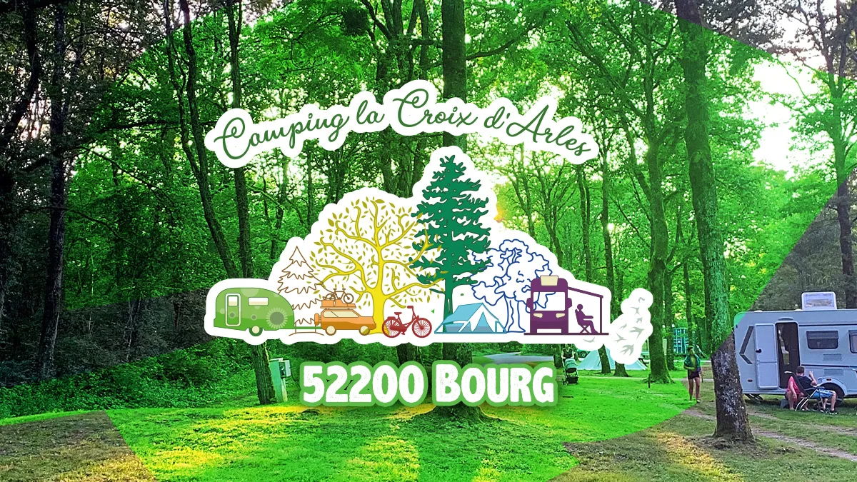 Camping La Croix D'Arles in Bourg