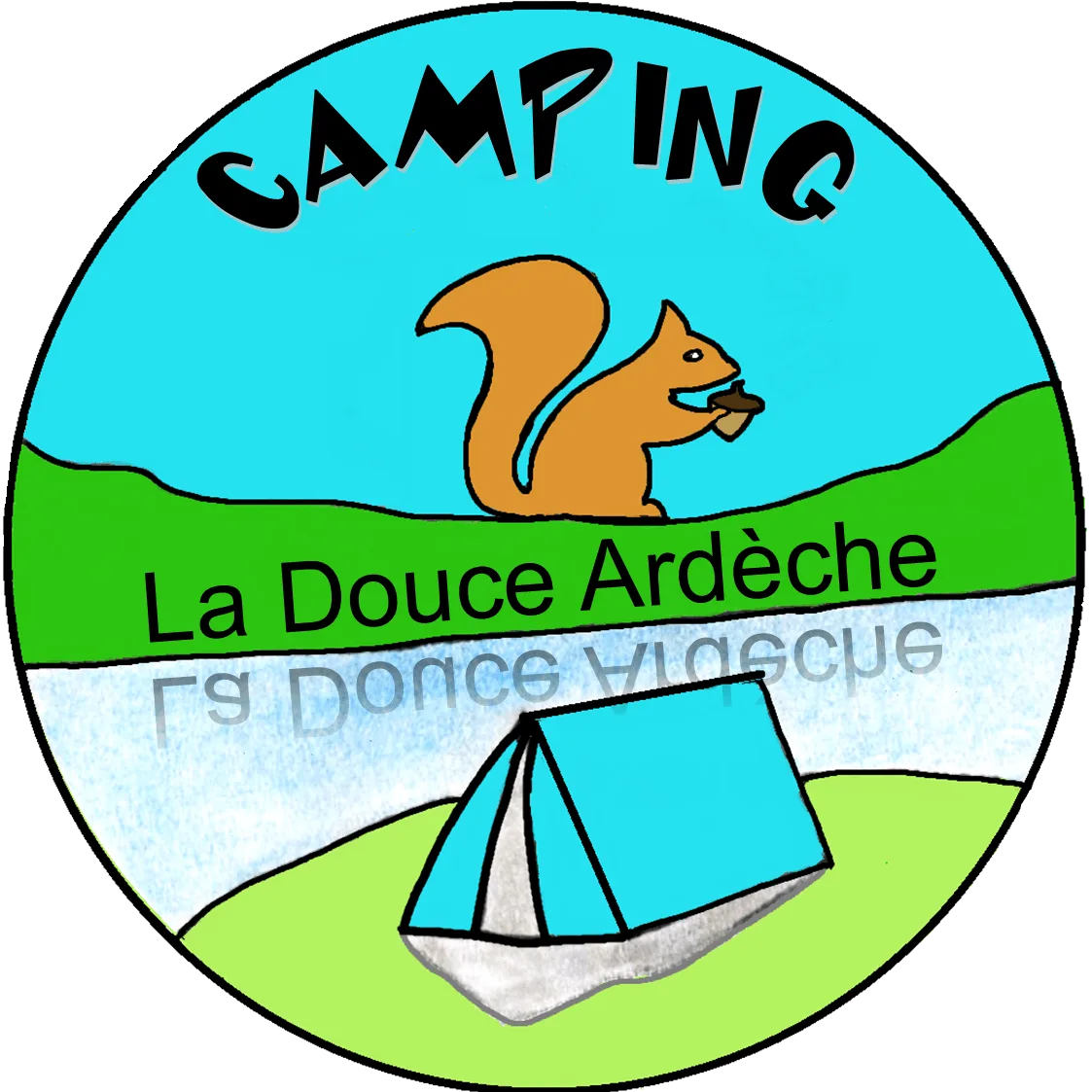 Camping La Douce Ardèche in Désaignes