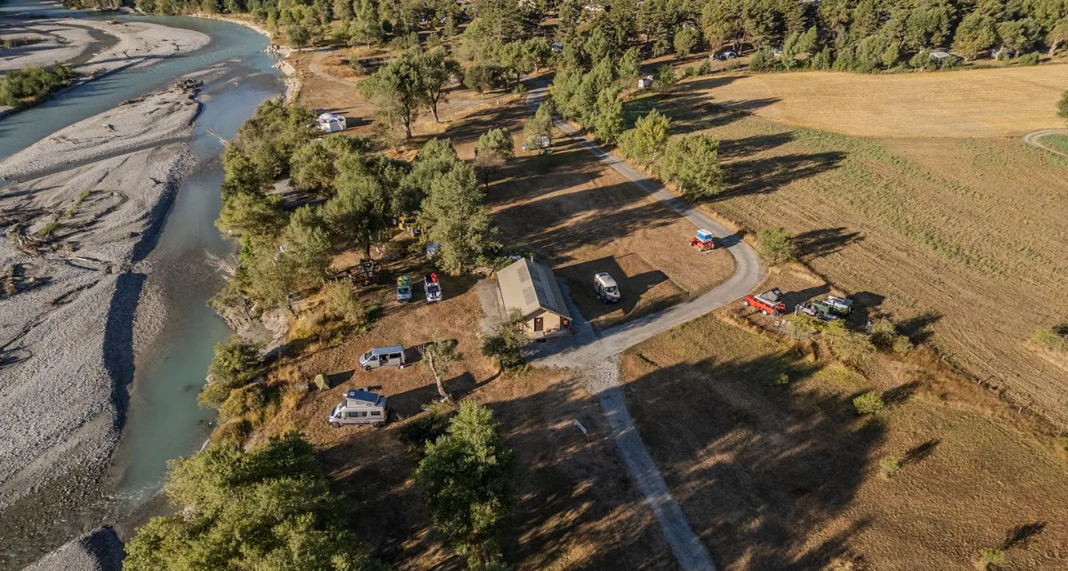Camping La Fontaine in Réotier