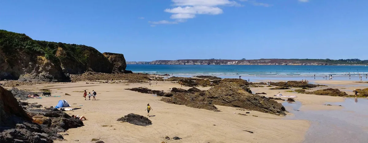 Camping La Plage De Goulien in Crozon