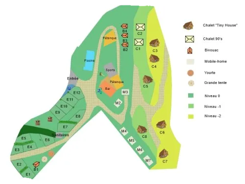 Camping Le Chabrioux in Saint-Michel-de-Chabrillanoux