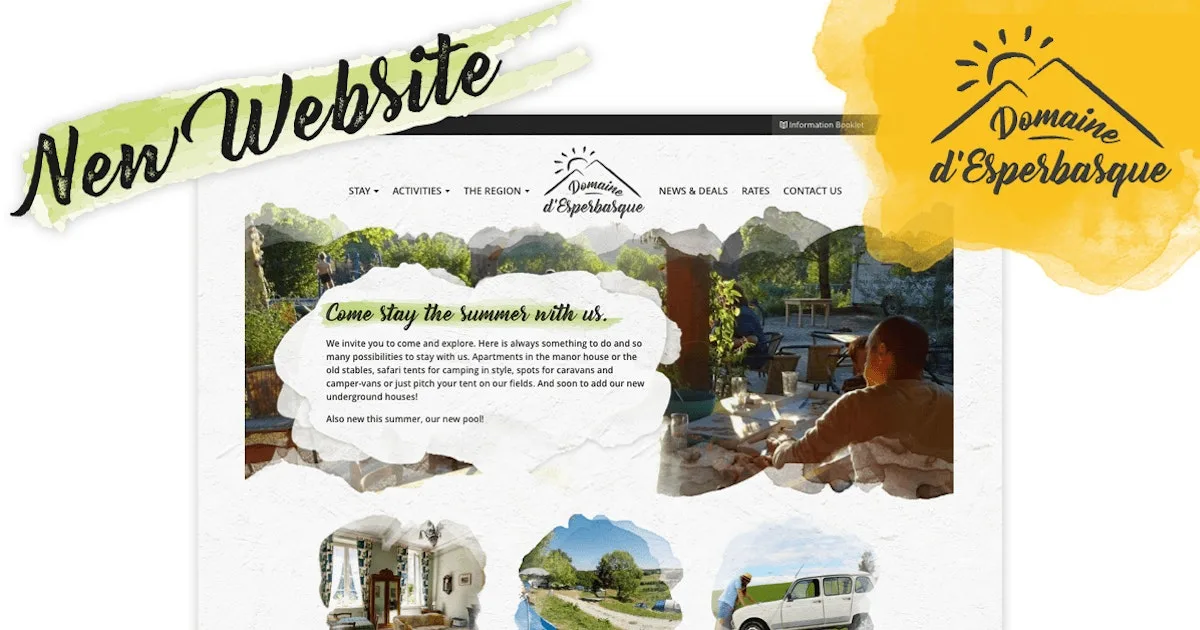 Camping Le Domaine D'Esperbasque in Salies-de-Béarn