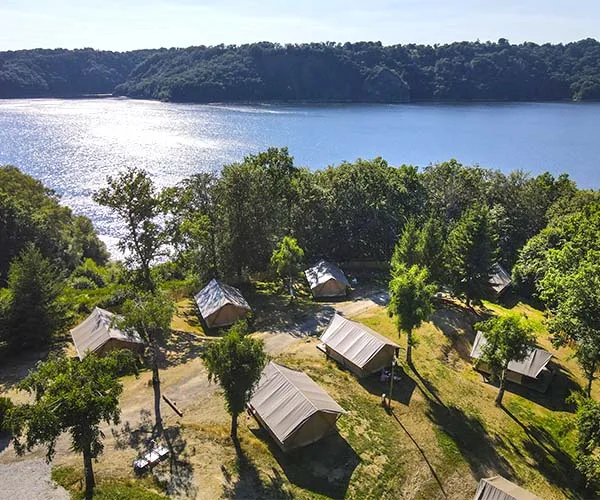 Camping Le Lac De La Siauve in Lanobre