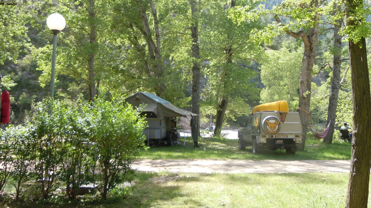Camping Le Site in Sainte-Enimie