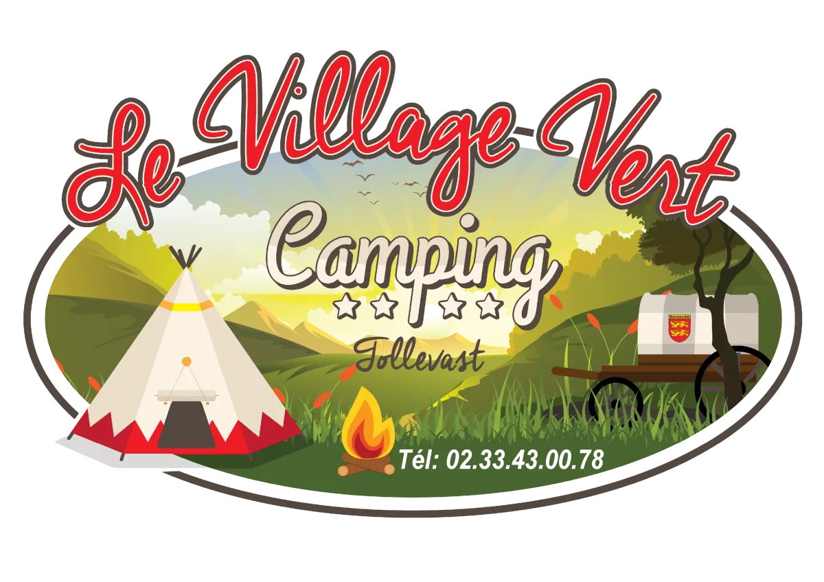 Camping Le Village Vert in Tollevast