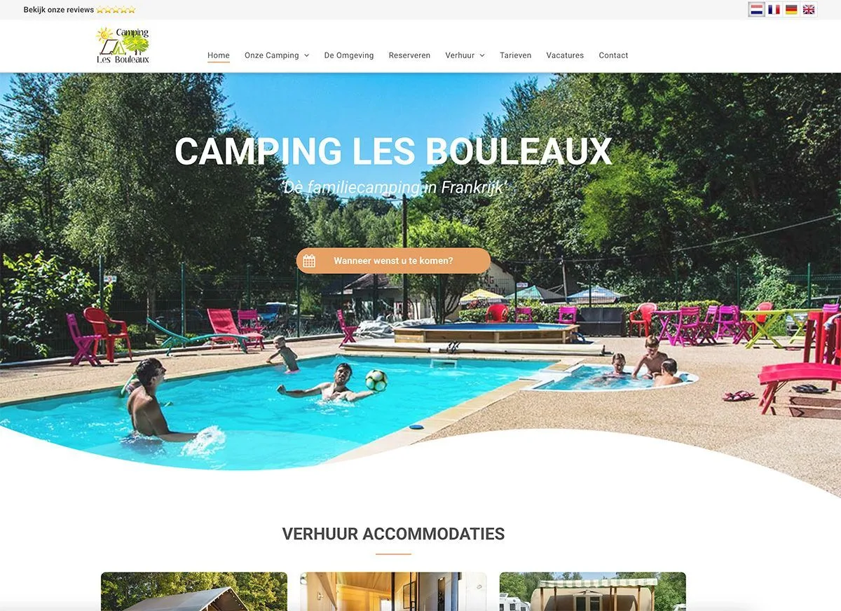 Camping Les Bouleaux in Vilsberg