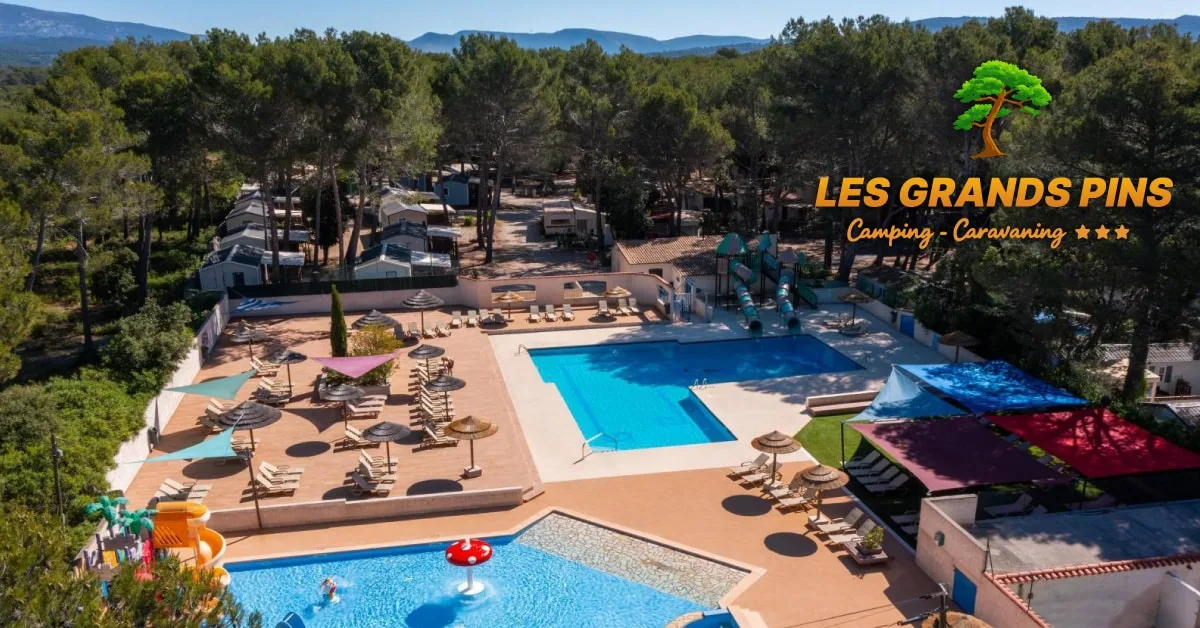 Camping Les Grands Pins in Castellet