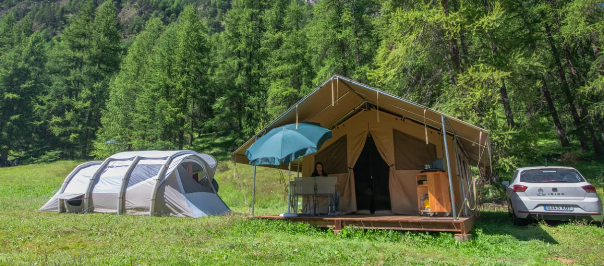 Camping Les Mélèzes in Ceillac