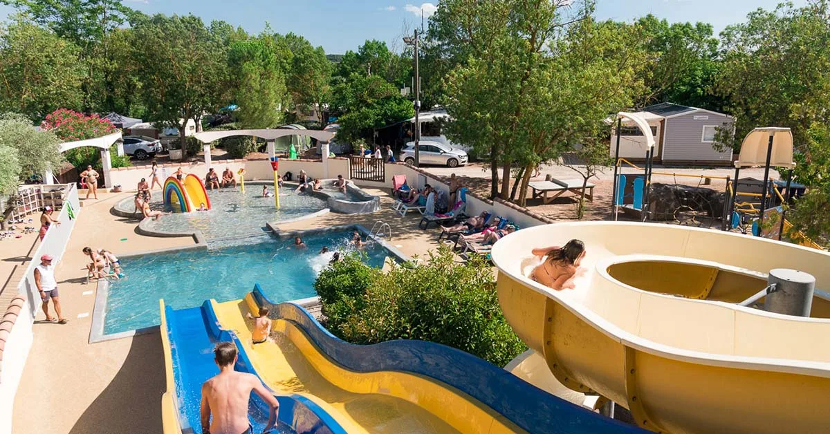 Camping Les Rivieres in Canet