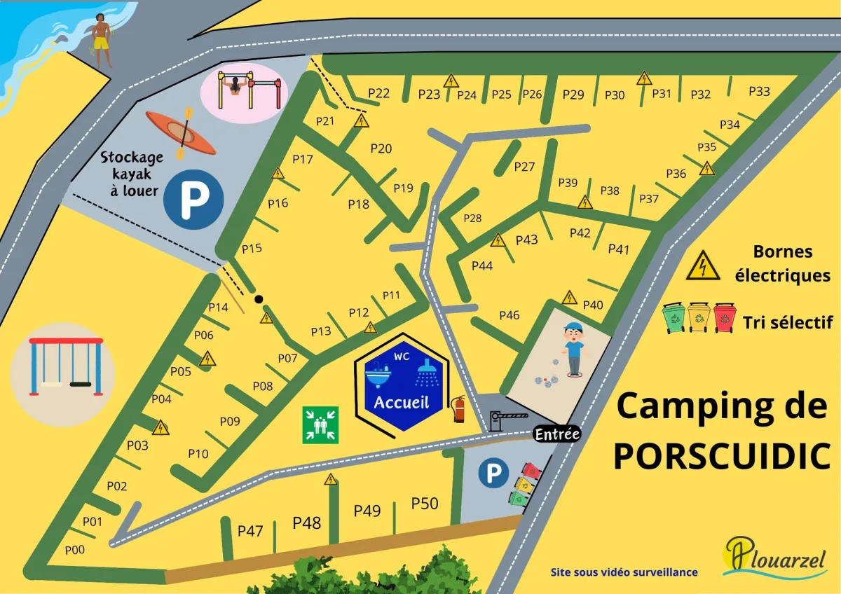 Camping Municipal De Porscuidic in Plouarzel