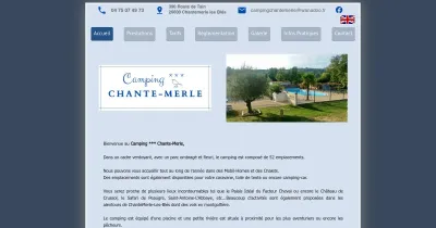 Camping Chante-Merle in Chantemerle-les-Blés