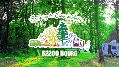 Camping La Croix D'Arles in Bourg