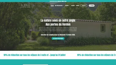 Camping La Ribière in Annot