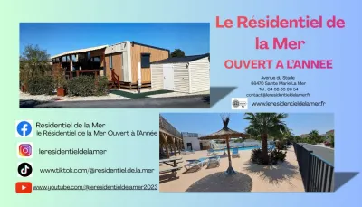 Camping Le Residentiel De La Mer in Sainte-Marie-la-Mer