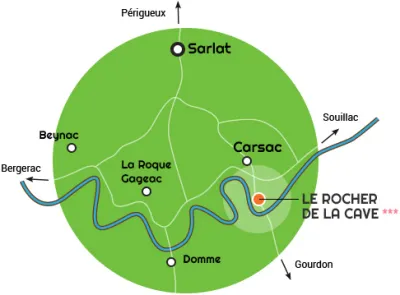 Camping Le Rocher De La Cave in Carsac-Aillac