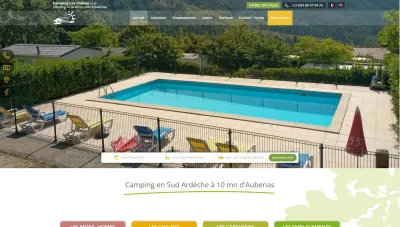 Camping Les Chênes in Vesseaux