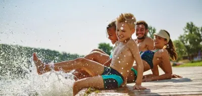 Camping Les Eaux Chaudes in Digne-les-Bains
