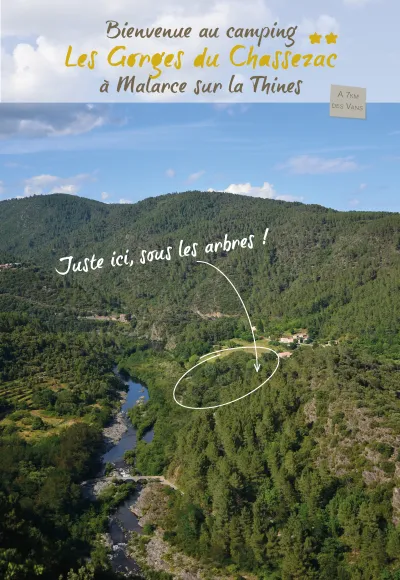 Camping Les Gorges Du Chassezac in Malarce-sur-la-Thines