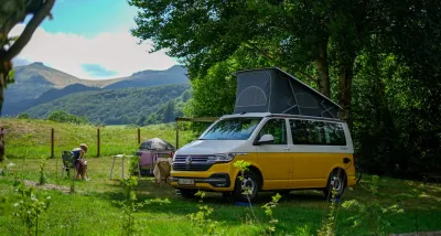 Camping Les Monts Du Cantal in Le Claux