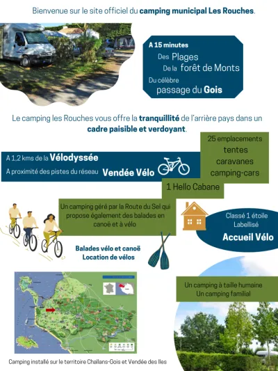 Camping Les Rouches in Saint-Urbain