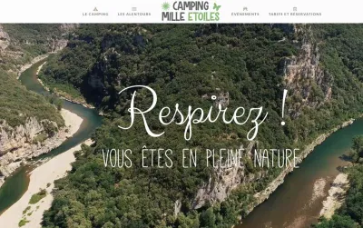 Camping Mille Étoiles in Labastide-de-Virac