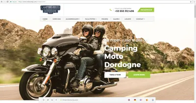 Camping Moto Dordogne in Saint-Aubin-de-Nabirat