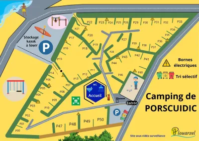 Camping Municipal De Porsévigné in Plouarzel
