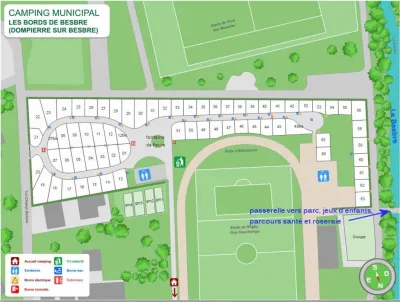 Camping Municipal Les Bords De Besbre in Dompierre-sur-Besbre