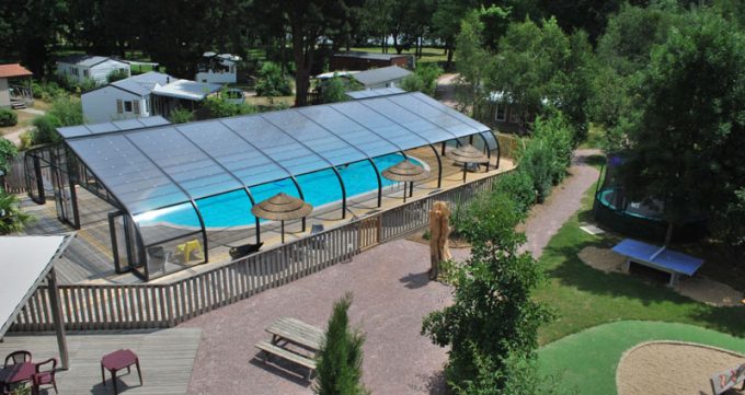 piscine chauffée et couverte