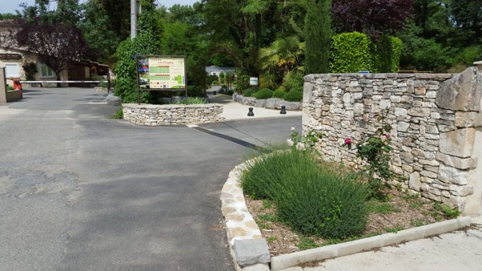 entrée camping
